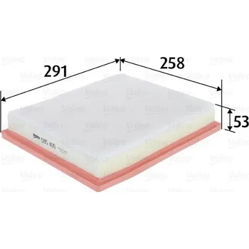 Vzduchový filtr Vzduchový filtr VALEO 585409