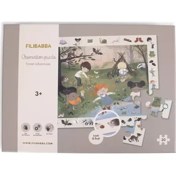 FILIBABBA puzzle pro pozorovatele lesa Forest Adventures