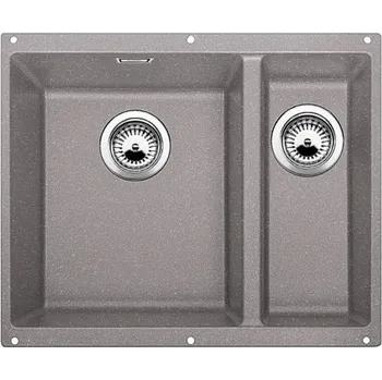 Granitový dřez Blanco SUBLINE 340/160 U Silgranit aluminium bez táhla dřez vlevo