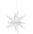 Vánoční světelná dekorace M.A.T. Group 386763 skládací hvězda 1 LED teplá bílá