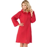 Wanmar Dámský bavlněný župan Azalka červený se zipem Velikost: XL