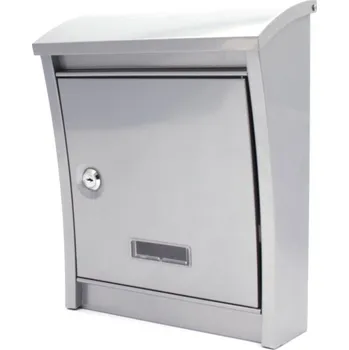 Poštovní schránka Poštovní schránka DALMATIA stříbrná 25x32x8-12cm, XL-TOOLS