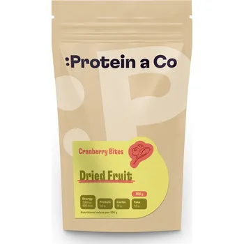 Sušené ovoce Protein a Co Brusinky sušené, slazené Váha: 200 g