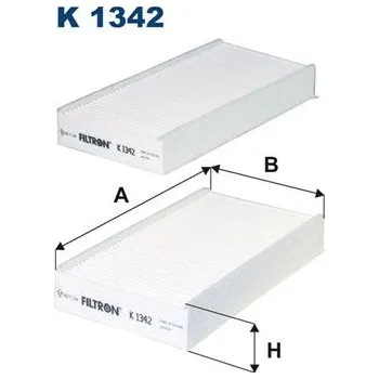 Ventilátor topení a klimatizace Filtr, vzduch v interiéru FILTRON K 1342-2x