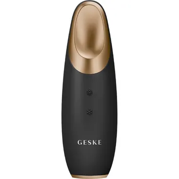 Masážní přístroj GESKE Warm & Cool Eye Energizer 6in1 sonický masážní přístroj na oční okolí šedý