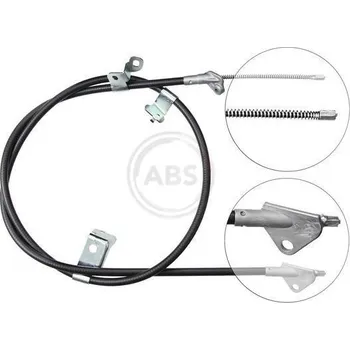 Lanko parkovací brzdy Tažné lanko, parkovací brzda A.B.S. K19528