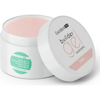 Lak na nehty Excellent Pro UV/LED gél na nehty Economic - pink 50g