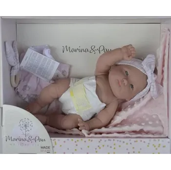 Panenka Realistické miminko - holčička Poppy od španělské firmy Marina & Pau (Poppy 37cm )