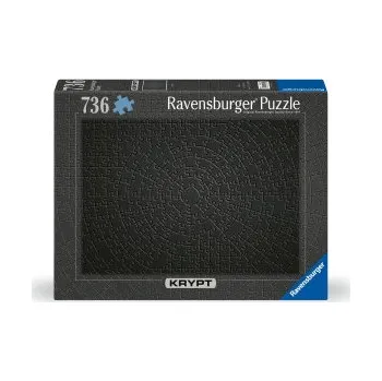 Puzzle Ravensburger Puzzle 12000054 - Krypt Puzzle Schwarz - Schweres Puzzle für Erwachsene und Kinder ab 14 Jahren, mit 736 Teilen (NL)