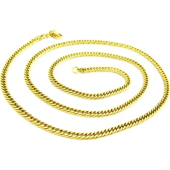 Řetízek Steel Jewelry Řetízek pozlacený z chirurgické oceli NH150132 dárkové balení zdarma