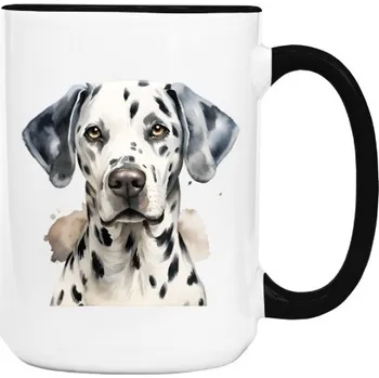 Hrnek velký barevný s potiskem Dalmatin 2