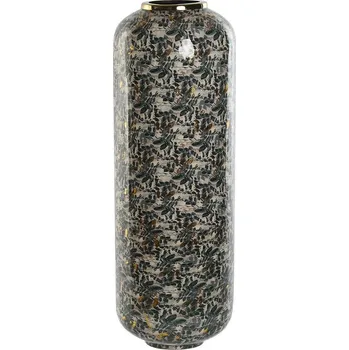 Váza Váza Home ESPRIT Zelená Zlatá Kov 25 x 25 x 69 cm
