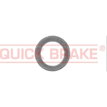 QUICK BRAKE Podložka, těsnění pod matici, vnitřní průměr 10 mm, měděná, pro brzdový systém