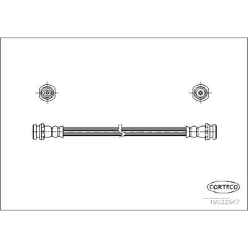 Brzdová hadice Brzdová hadice CORTECO 19033547