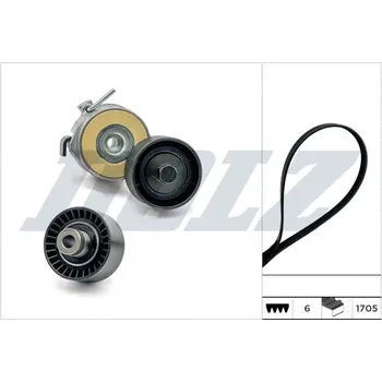 Sada žebrovaných klínových řemenů DOLZ SKD198A