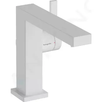 Hansgrohe Tecturis E Umyvadlová baterie s výpustí Push-Open, CoolStart, EcoSmart, matná bílá, 73024700