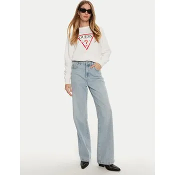 Dámská móda Guess Mikina W2YQ16 KBA11 Bílá Relaxed Fit XXL