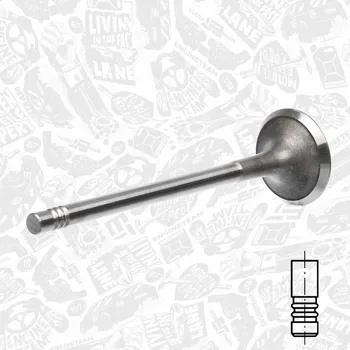 Ventil motoru Výfukový ventil ET ENGINETEAM VE0131