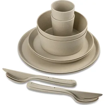 Příbor Koziol Sada nádobí CONNECT SET HELSINKI, 10dílná, KOZIOL, béžová barva