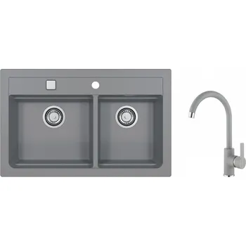 Granitový dřez SET ALVEUS ATROX 50 / 81 24339