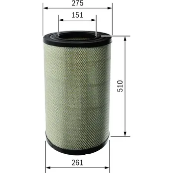 Vzduchový filtr Vzduchový filtr BOSCH F 026 400 678