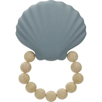 Label label LABEL LABEL Kousátko, silikon - Shell Shell Blue