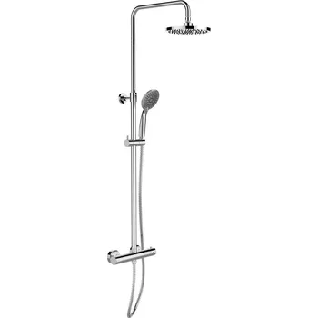 Sprchový set Wenko Sprchový set s regulací spotřeby vody, Young Eco, WENKO, lesklý stříbrný