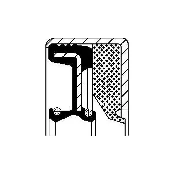 Těsnění motoru Těsnicí kroužek CORTECO 12012826B