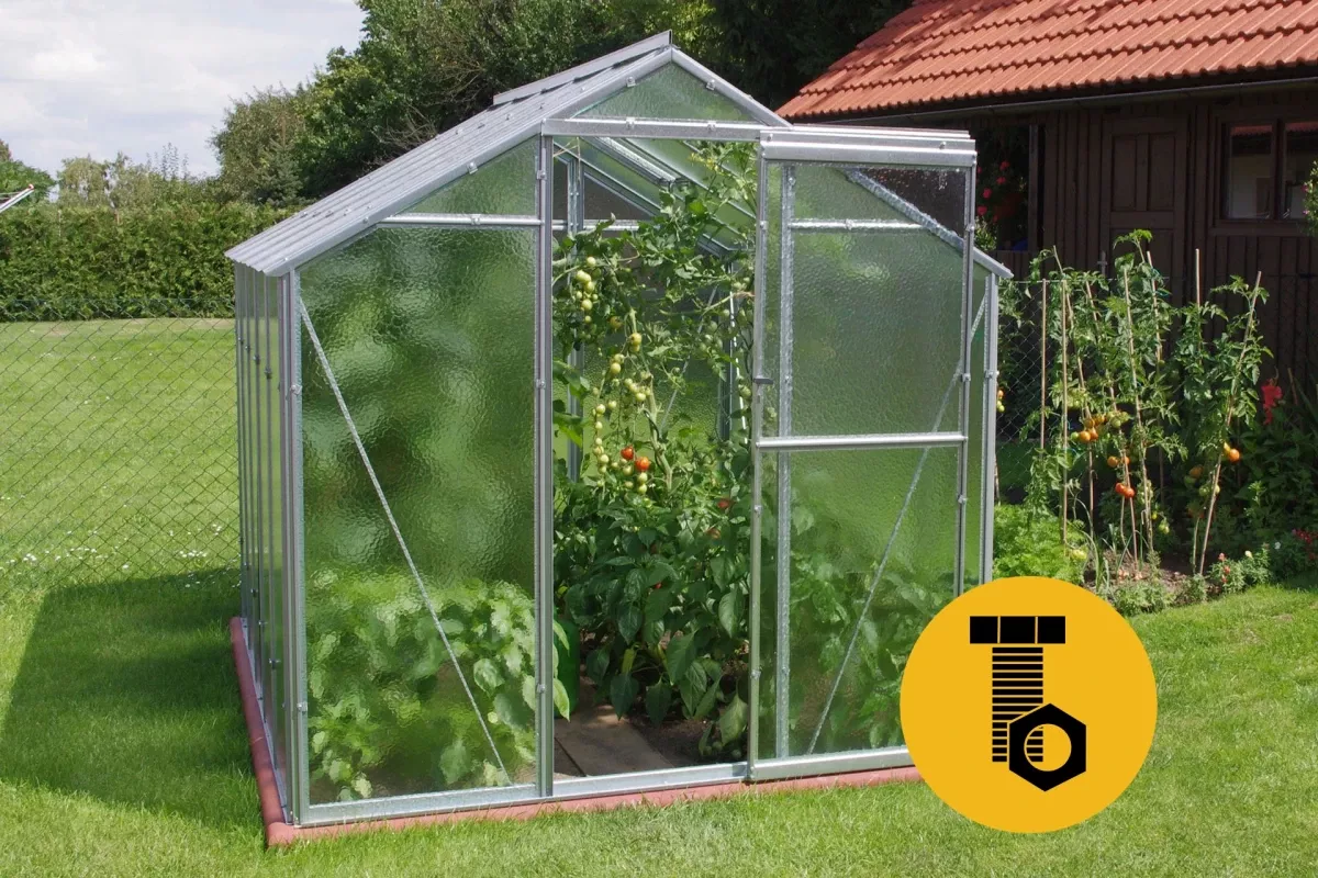 Skleník Limes 2x3,5m | Hobby H 6 | skleněný