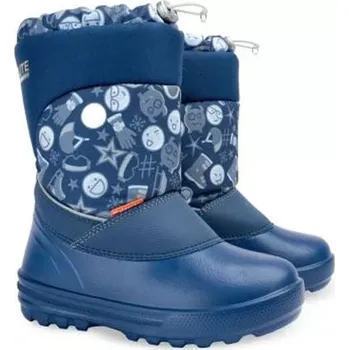 Chlapecká zimní obuv DEMAR - Dětské zimní sněhule ALEX 1200 A modré