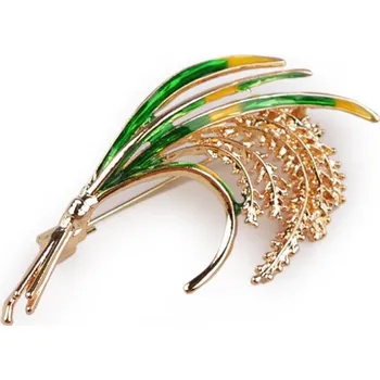 Brož Brož květy 4 zlatá