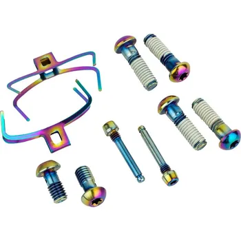 Upgrade kit šroubů brzdového třmene s pro SRAM G2 v Rainbow provedení