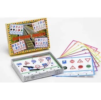 Desková hra VOLTÍK Dopravní značky (Elektrická výuková hračka)