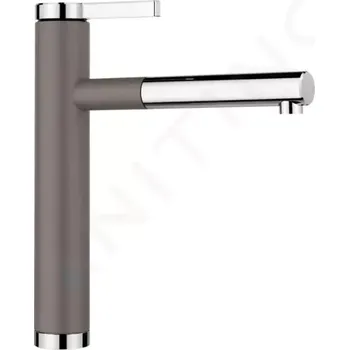 Vodovodní baterie Blanco Linee S Dřezová baterie s výsuvnou koncovkou, šedá/chrom, 526956