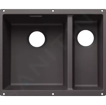 Granitový dřez Blanco Subline 340/160 Silgranitový dřez, 56x46 cm, dřez vlevo, šedá skála, 527822