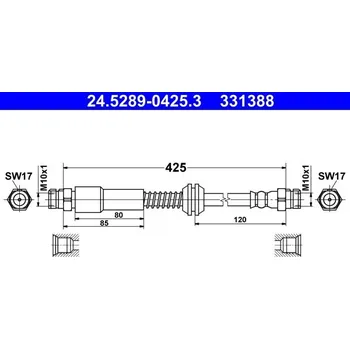 Brzdová hadice Brzdová hadice ATE 24.5289-0425.3