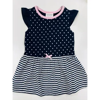 Kojenecké oblečení Šaty modré barvy, krátký rukáv , holčička, Jacky Velikosti: 92