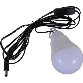 Žárovka LED žárovka DC5V 3W 6500K (LED žárovka DC5V s vypínačem)