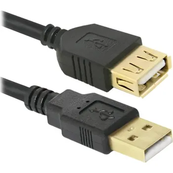 Datový kabel Prodlužovací kabel Defender 2.0 USB A male-A female 1.8m