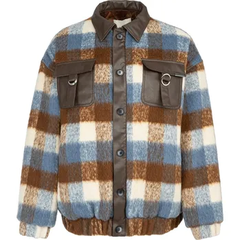 Dámská větrovka Bunda Firetrap Brown Check 1074088 10 (38)