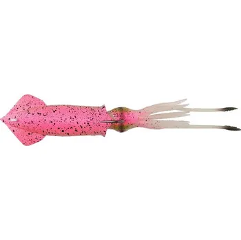 Umělá nástraha Savage Gear Gumová Nástraha 3D TPE Swim Squid Pink Glow 12,5cm 25g / 2ks
