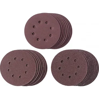 Brusný kotouč KWB brusný výsek na suchý zip O 125 mm (49491974) H8 (sada 25 ks)