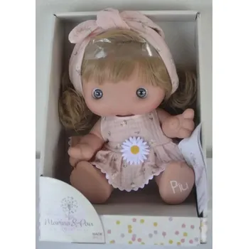Panenka Panenka - Piu v šatičkách s kopretinou od španělské firmy Marina & Pau (Piu - 25 cm )