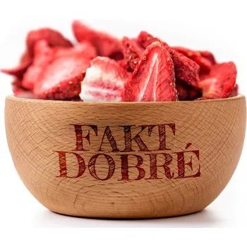 Sušené ovoce FAKT DOBRÉ Lyofilizované jahody PLÁTKY 80 g