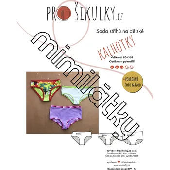Dívčí spodní prádlo Dětské kalhotky, více variant | 80 - 164 - Česky