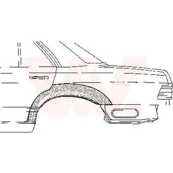 Příslušenství karosérie Boční stěna VAN WEZEL 3026148