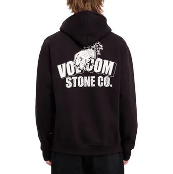 Pánská mikina volcom Pánská mikina watanite zip hood black