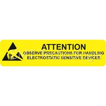 ESD Lepicí štítek - ESD citlivý obsah, 13x45mm, role 1000 štítků, 24 - 100105207
