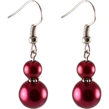 Náušnice Náušnice 22bm004-22 - vínové