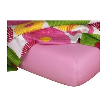 Prostěradlo Dadka Jersey prostěradlo starorůžová 100x200x20 cm